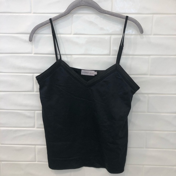 Sincerely JULES Satin Indio top - Picture 2 of 9